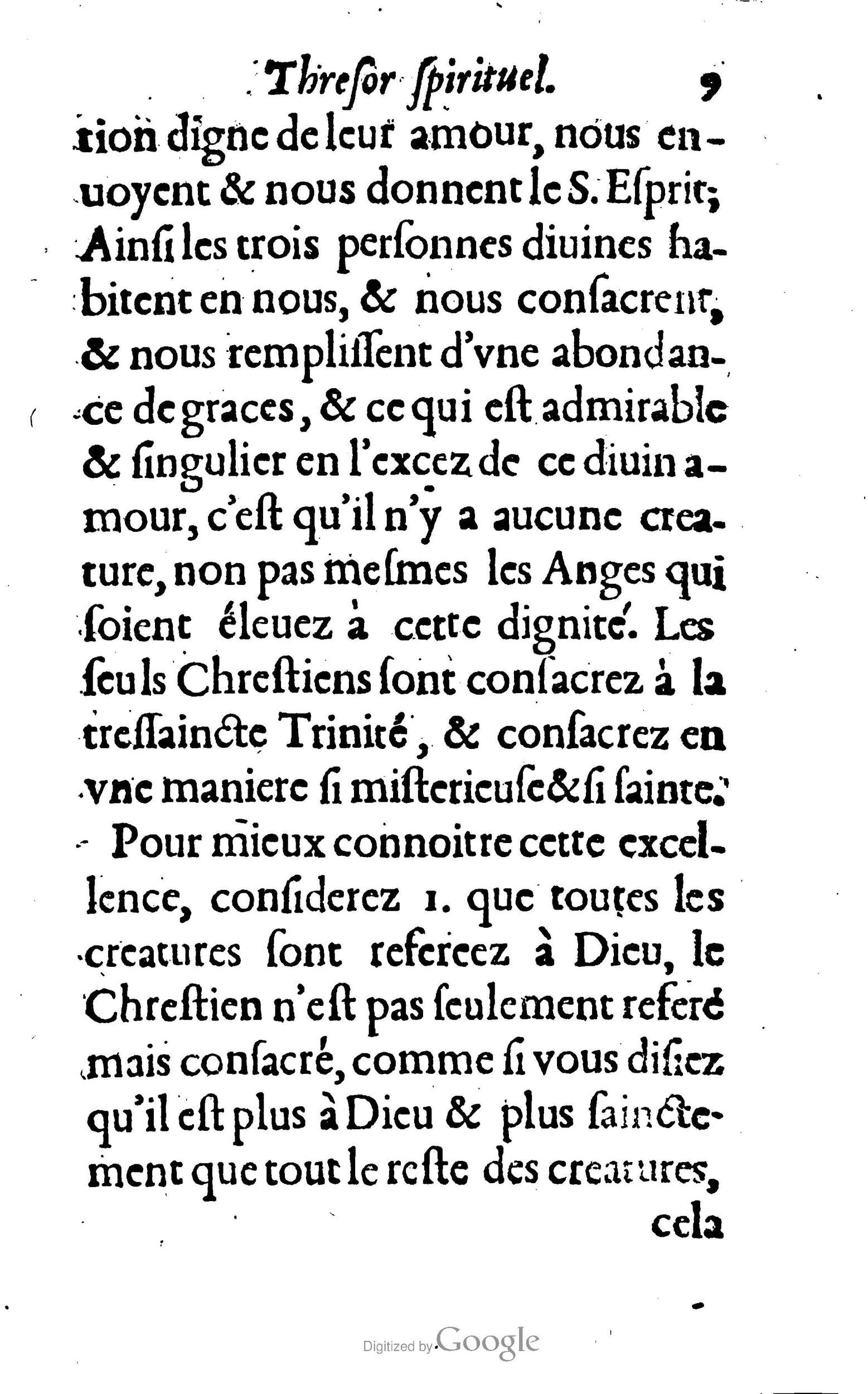 1633 - François Waudré - Trésor spirituel contenant les excellences du christianisme - BM Lyon