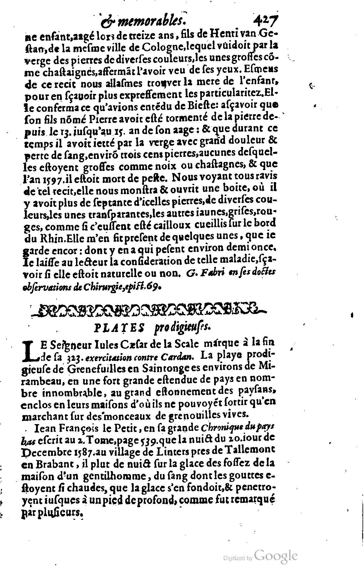 1628 - Jacques Crespin - Trésor d’histoires admirables et mémorables - BSB Munich 1628 - Jacques Crespin - Trésor d’histoires admirables et mémorables - BSB Munich
