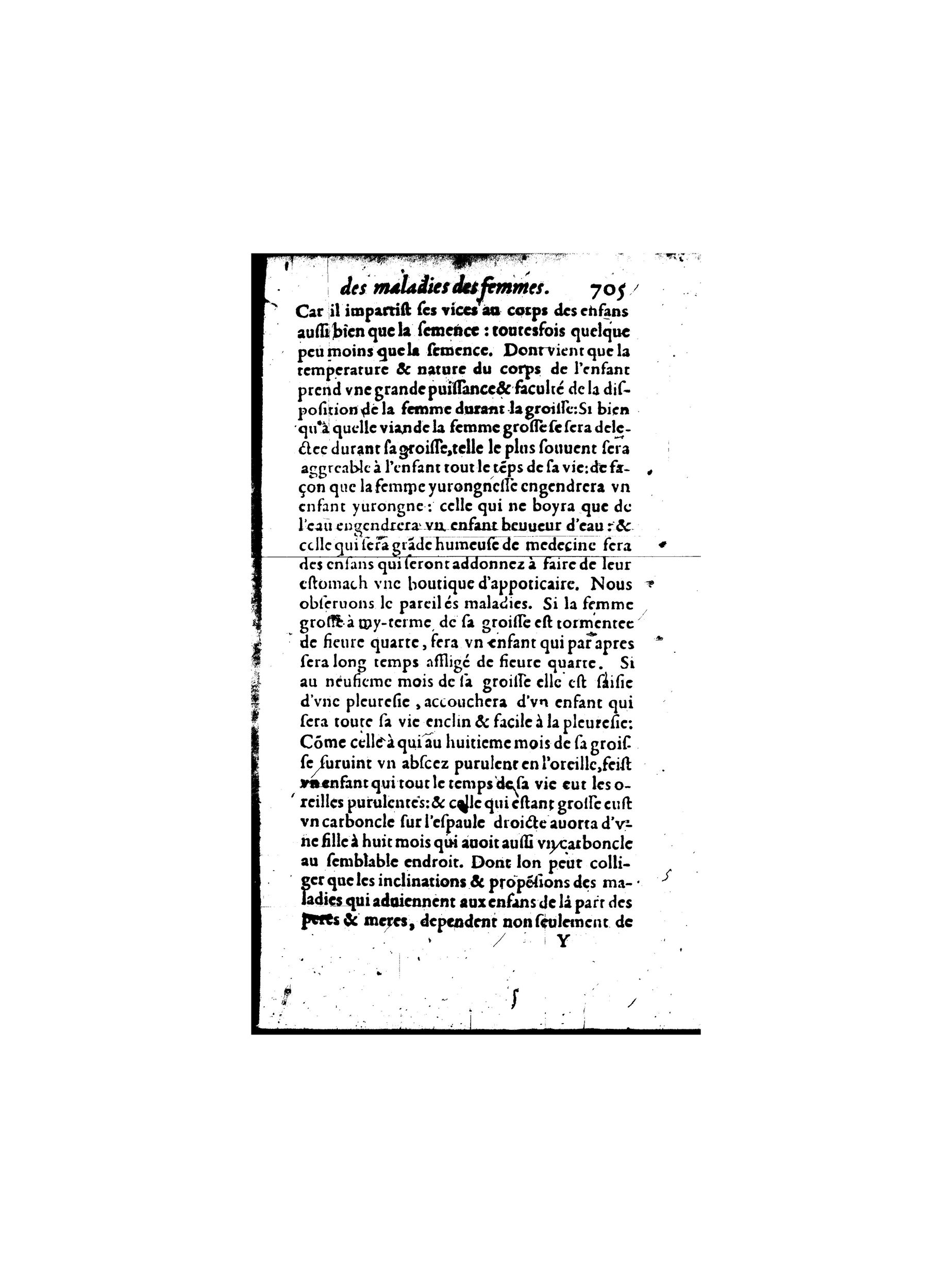 1587 - Jacques du Puis - Trésor des remèdes secrets pour les maladies des femmes - BnF