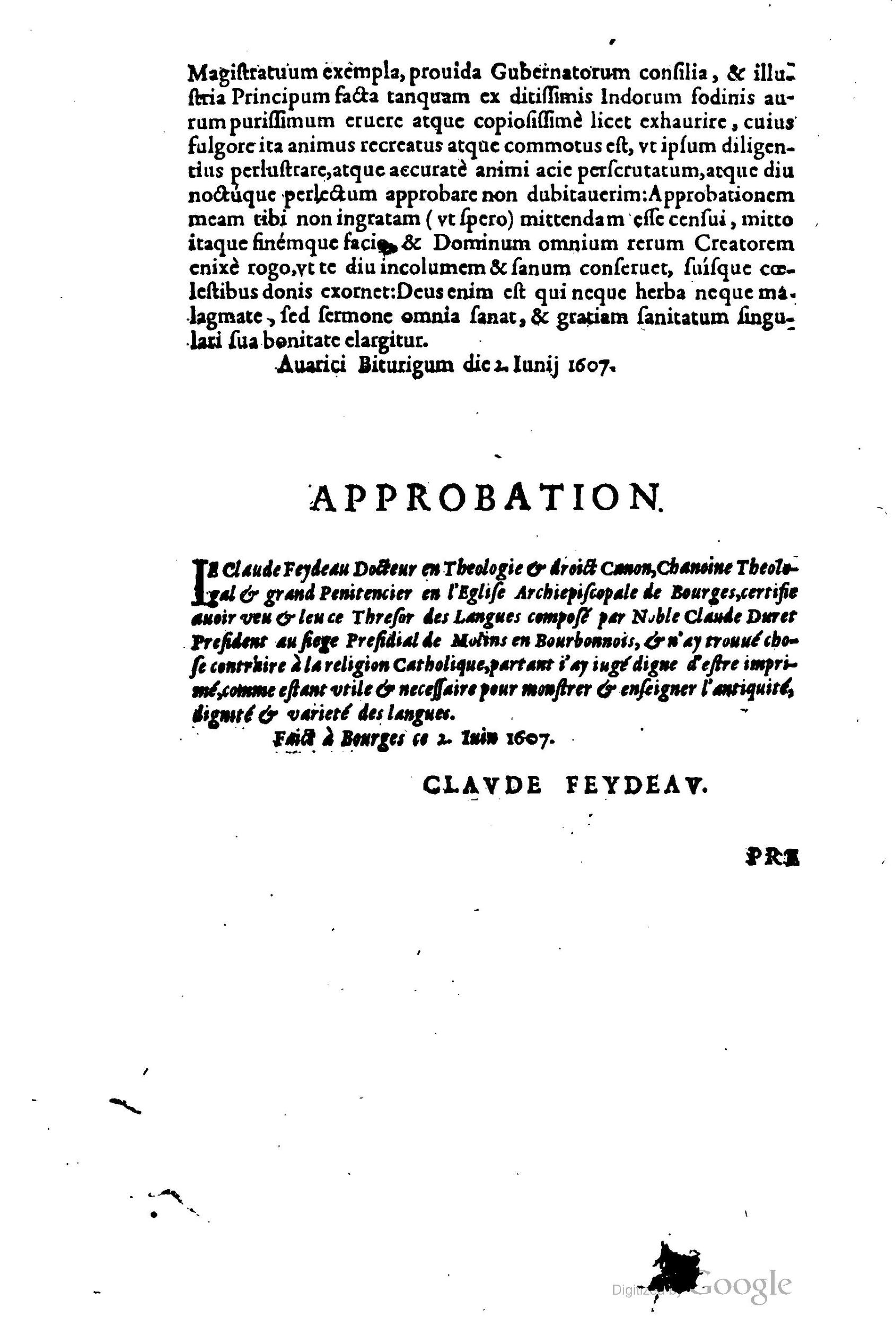 1619 - SHC - Trésor de l’histoire des langues de cet univers - BCU Lausanne