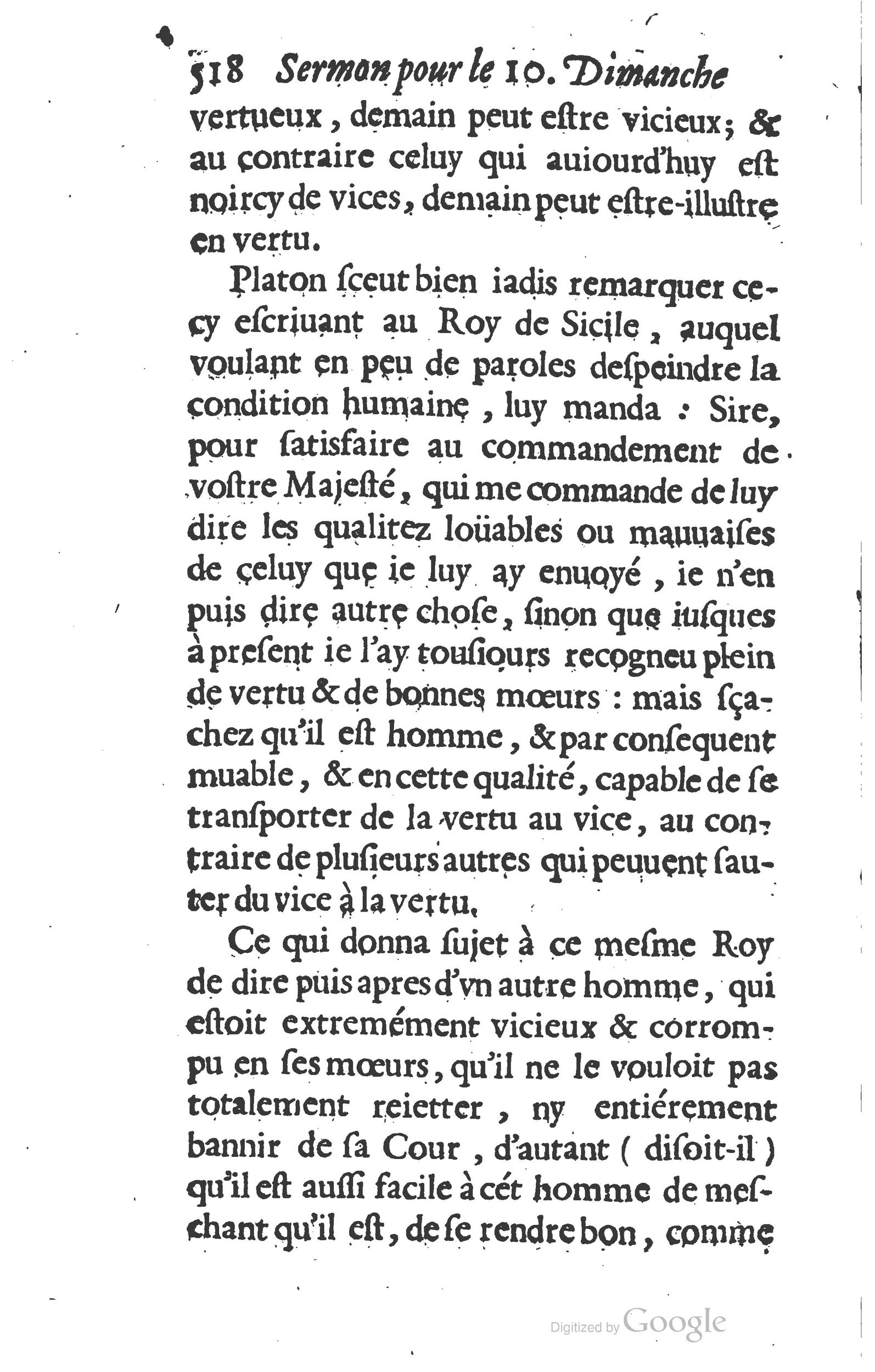 1629 - Manassés de Préaulx - Sermons ou Trésors de la piété chrétienne - BM Lyon
