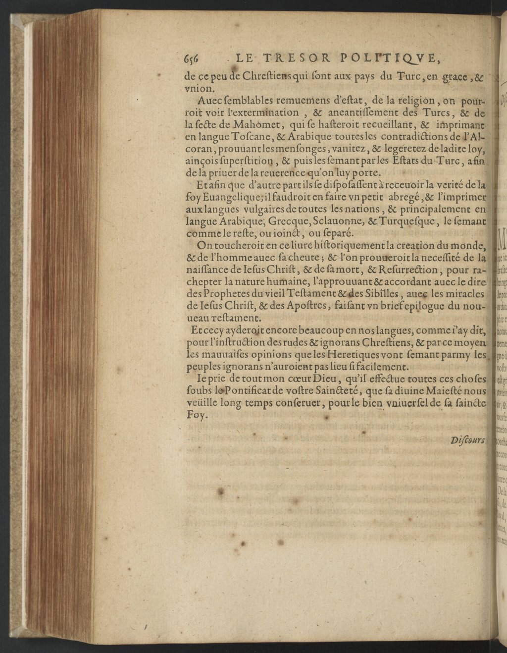 1608 - Nicolas Du Fossé - Trésor politique - BnF Tolbiac