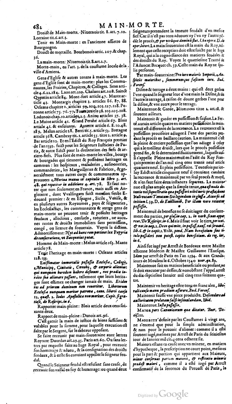 1629 - Veuve Nicolas Buon - Trésor du droit français (29620 T. 2) - BM Lyon