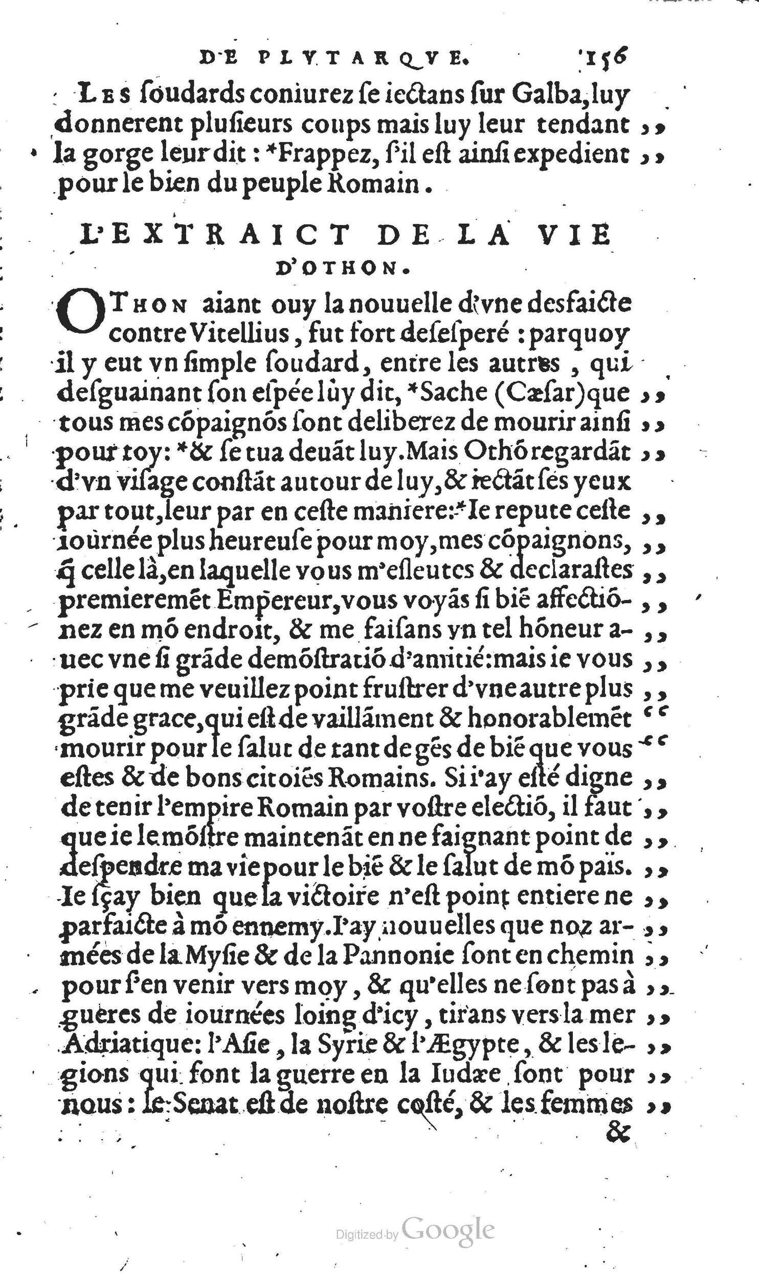 1567 - Willem Silvius - Trésor des vies de Plutarque - Anvers Musée Plantin-Moretus