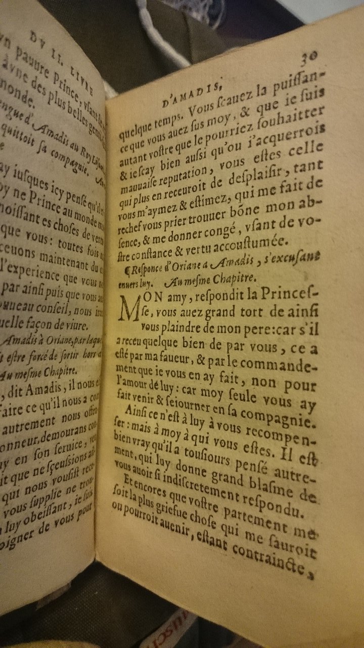 1563 - Jacques Kerver et Jean Ruelle - Trésor des Amadis - British Library