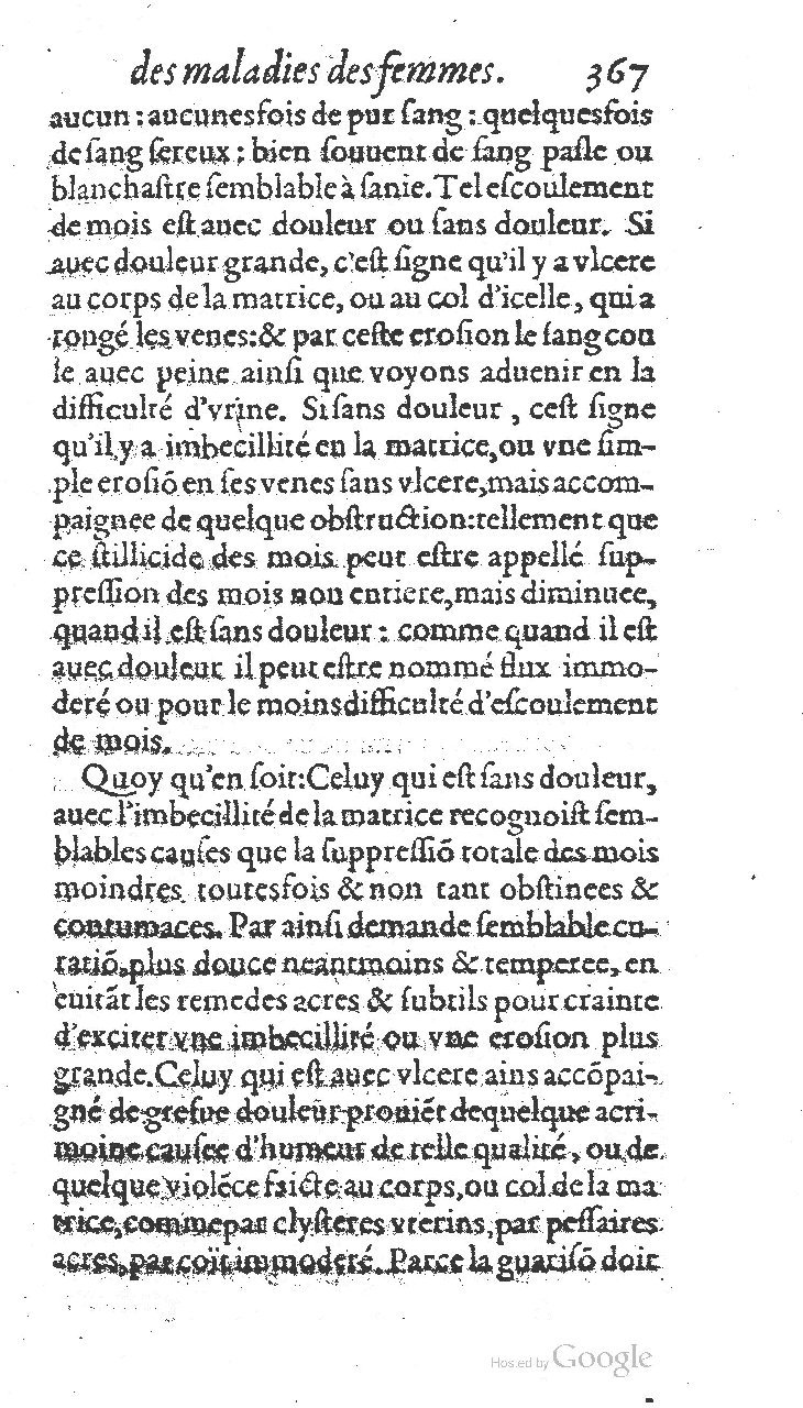1585 - Jacques du Puis - Trésor des remèdes secrets pour les maladies des femmes - BnF