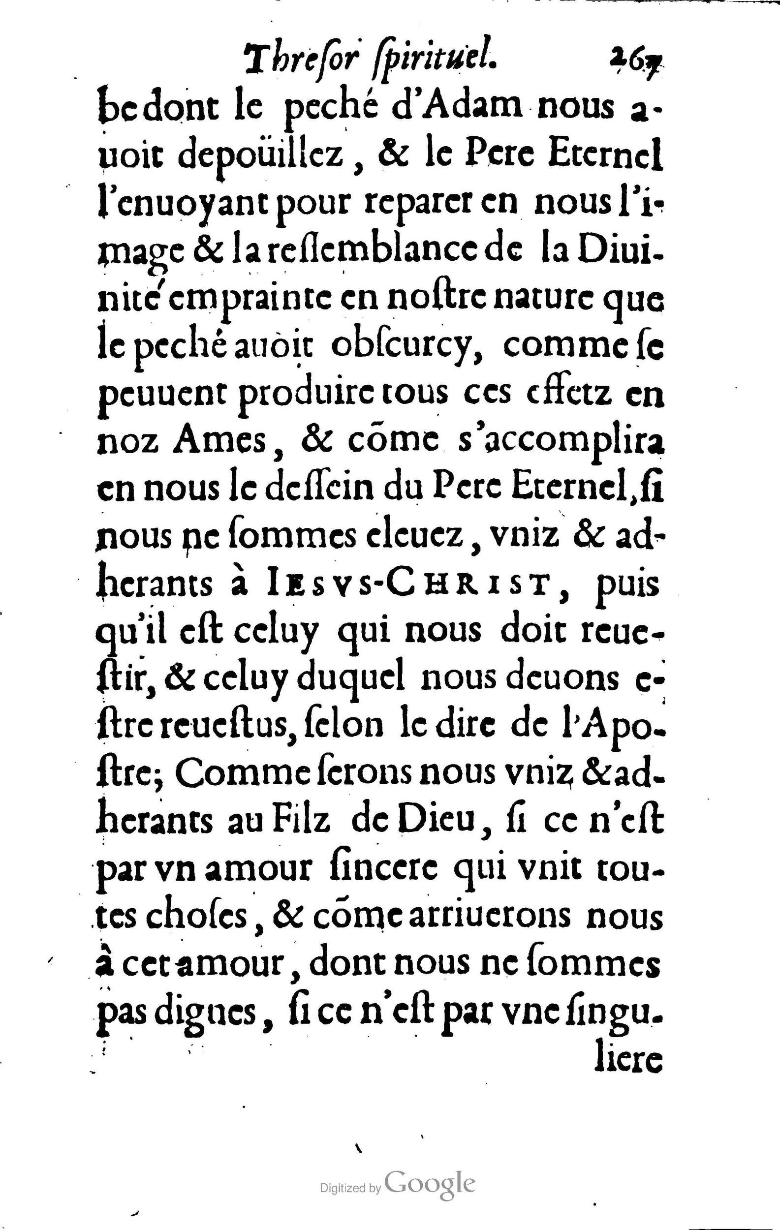 1633 - François Waudré - Trésor spirituel contenant les excellences du christianisme - BM Lyon