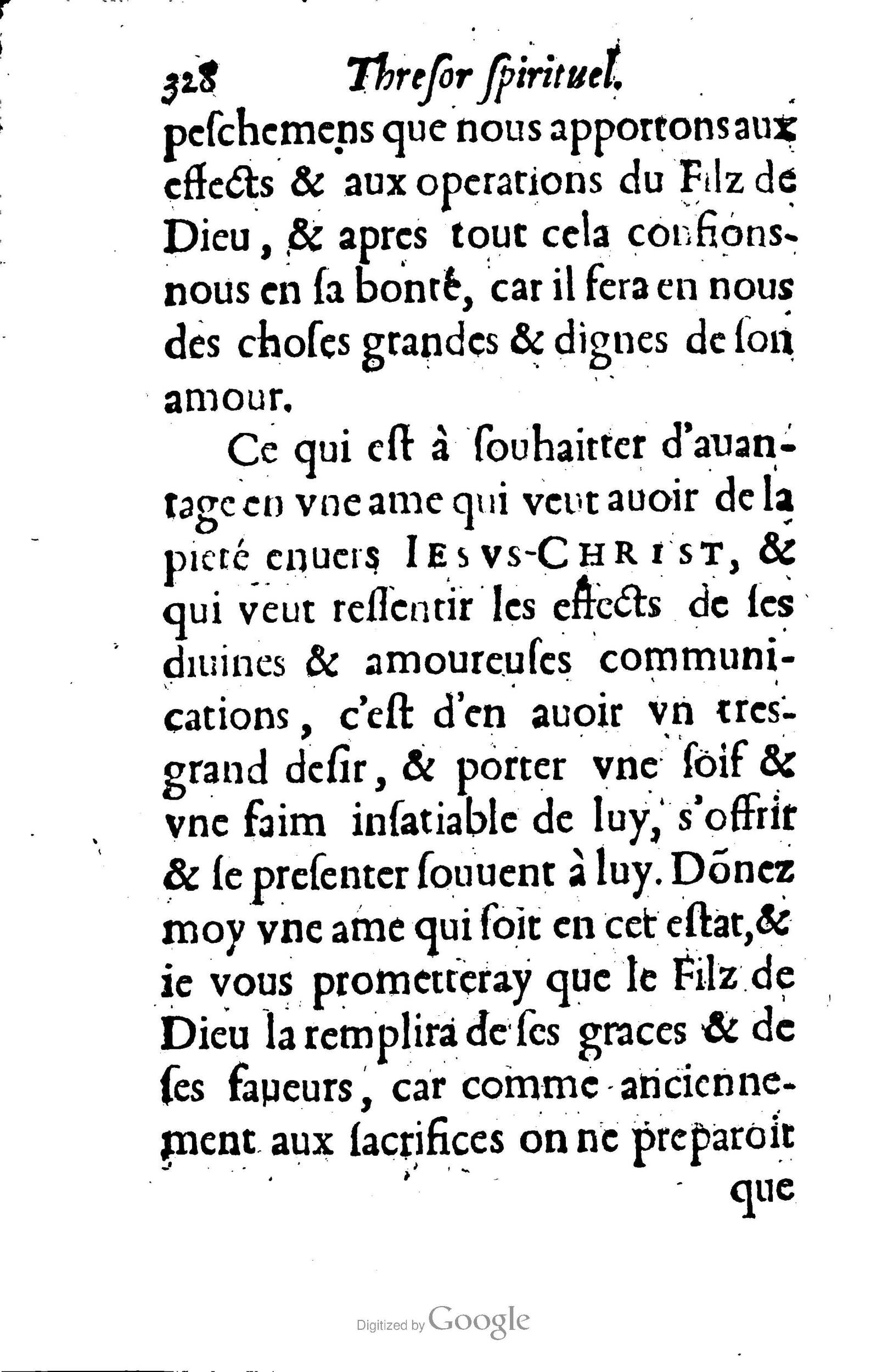 1633 - François Waudré - Trésor spirituel contenant les excellences du christianisme - BM Lyon