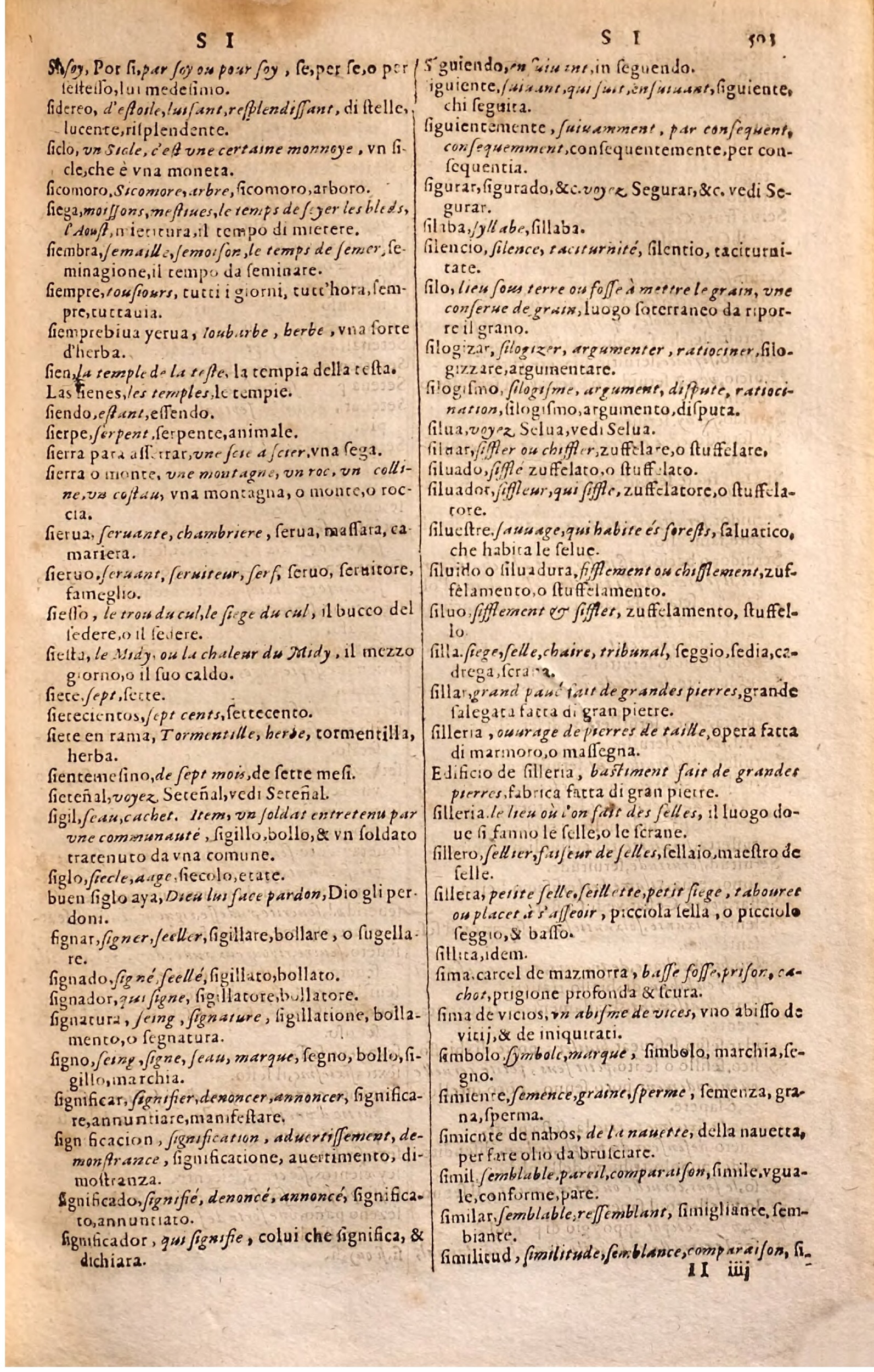 1627 - Jacques Crespin - Trésor des trois langues - Regensburg
