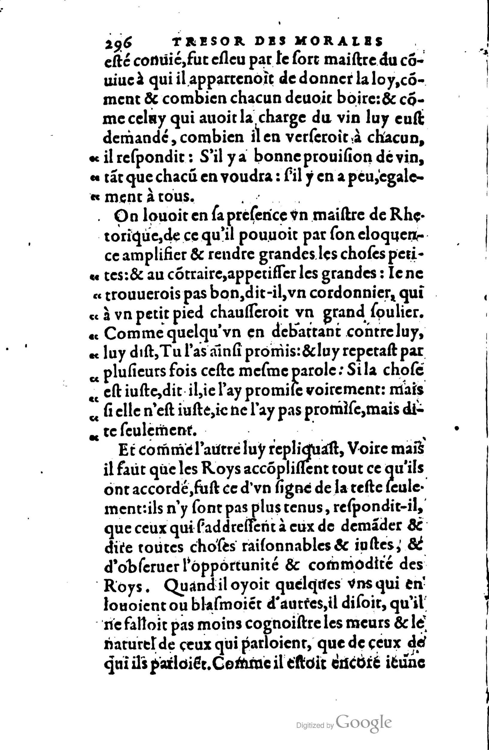 1578 - Jean Poupy - Trésor des morales de Plutarque - BSB Munich