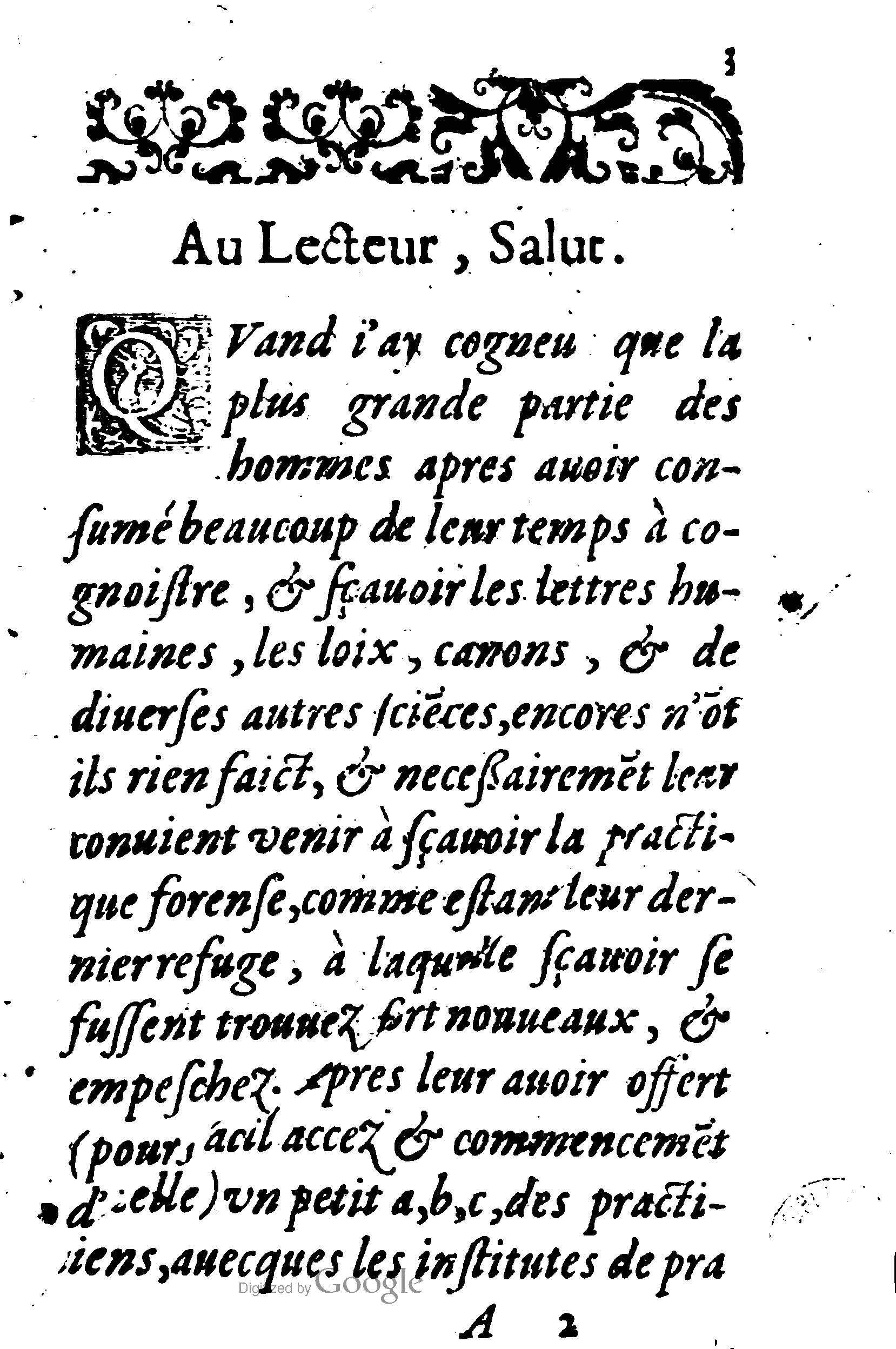 1605 - Pierre Rigaud - Trésor de pratique pour les juges - BM Lyon