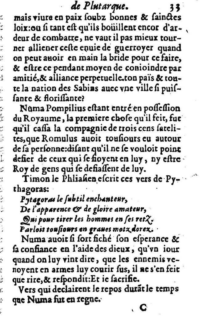 1611 - Pierre Rigaud - Trésor des vies de Plutarque - BM Lyon