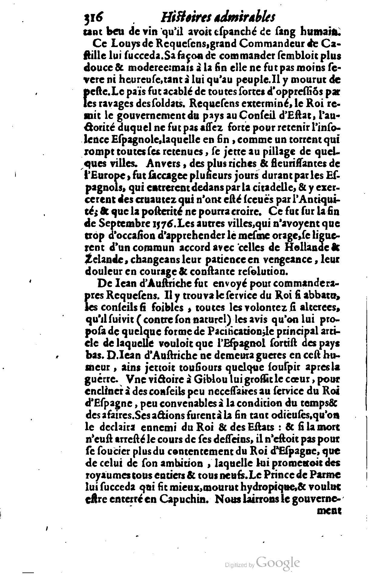 1628 - Jacques Crespin - Trésor d’histoires admirables et mémorables - BSB Munich