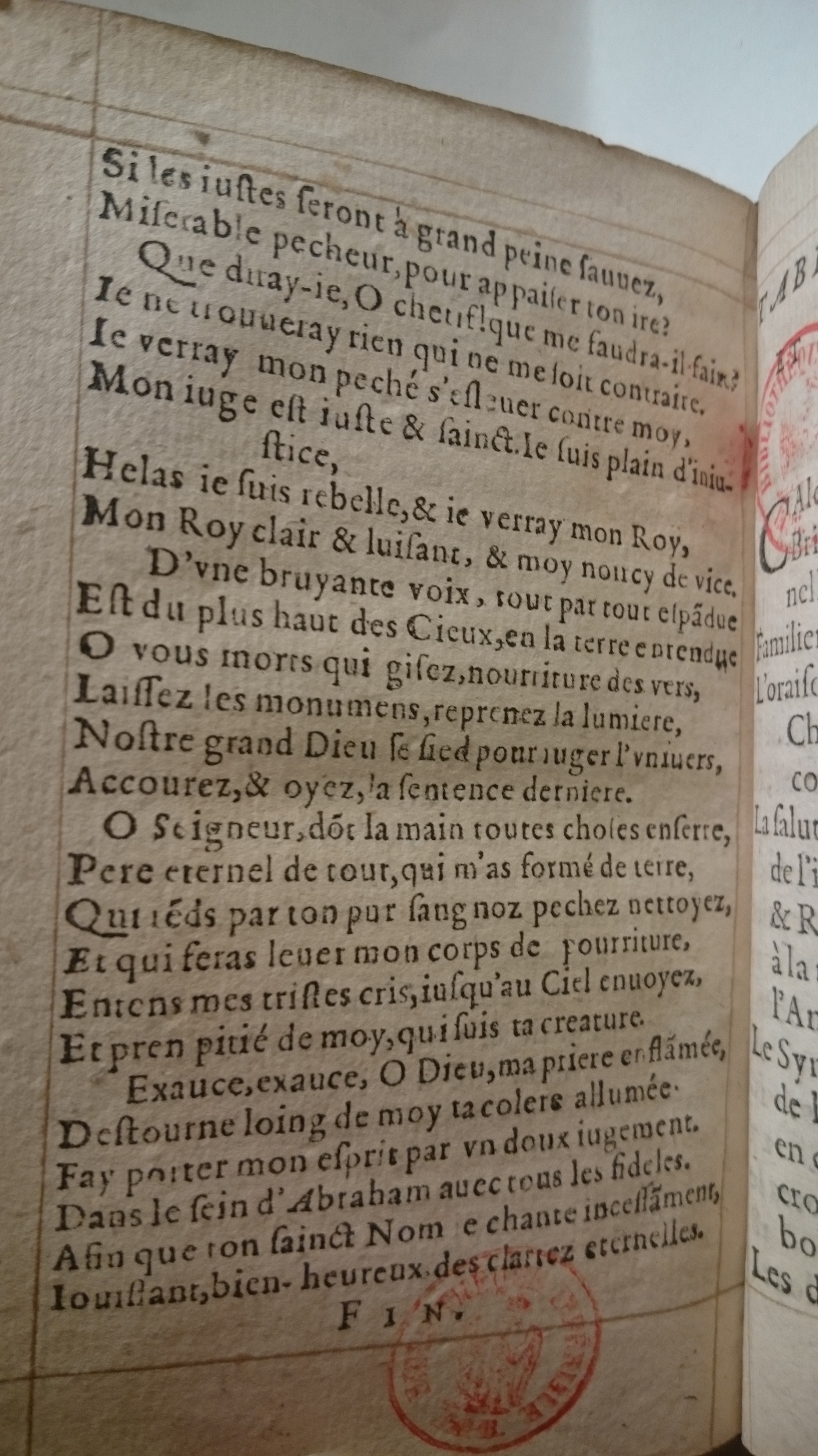 1585 - Guillaume Auvray - Trésor des prières, oraisons et instructions chrétiennes - BnF