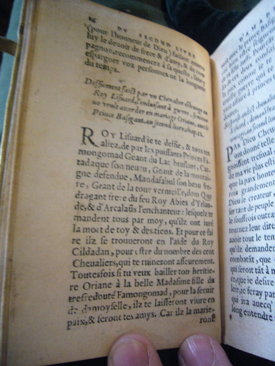 1567 - Jean Pygot - Trésor des Amadis - BnF Arsenal