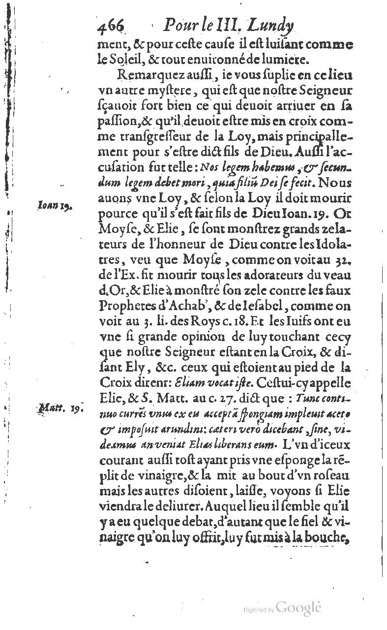 1607 - Nicolas Du Fossé - Trésor quadragésimal - T 01 - BM Lyon