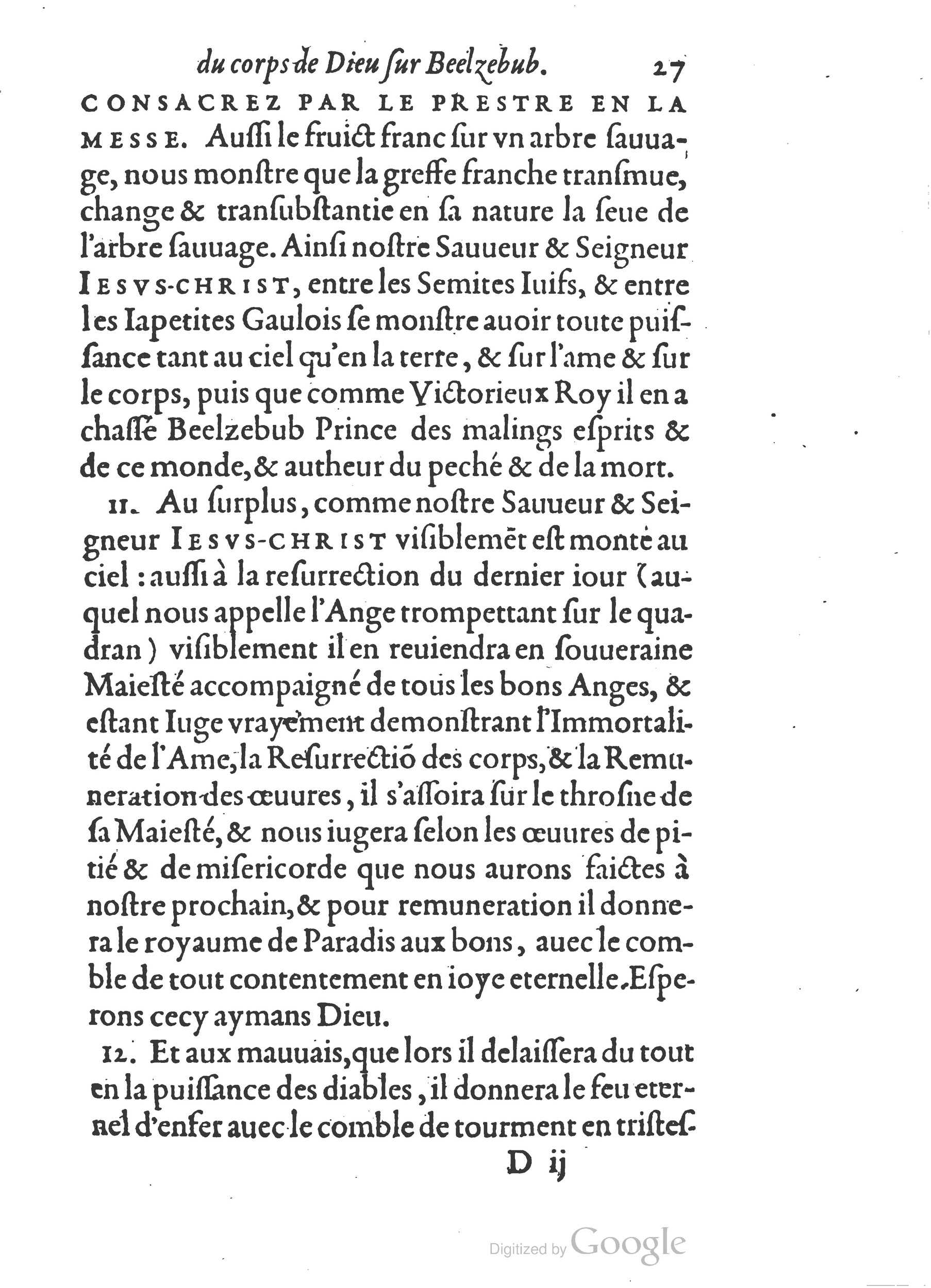 1578 - Nicolas Chesneau - Trésor et entière histoire de la triomphante victoire du corps de Dieu sur l’esprit malin - British Library 1578 - Nicolas Chesneau - Trésor et entière histoire de la triomphante victoire du corps de Dieu sur l’esprit malin - British Library