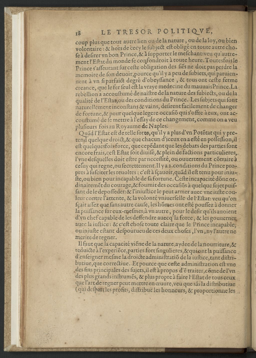 1608 - Nicolas Du Fossé - Trésor politique - BnF Tolbiac