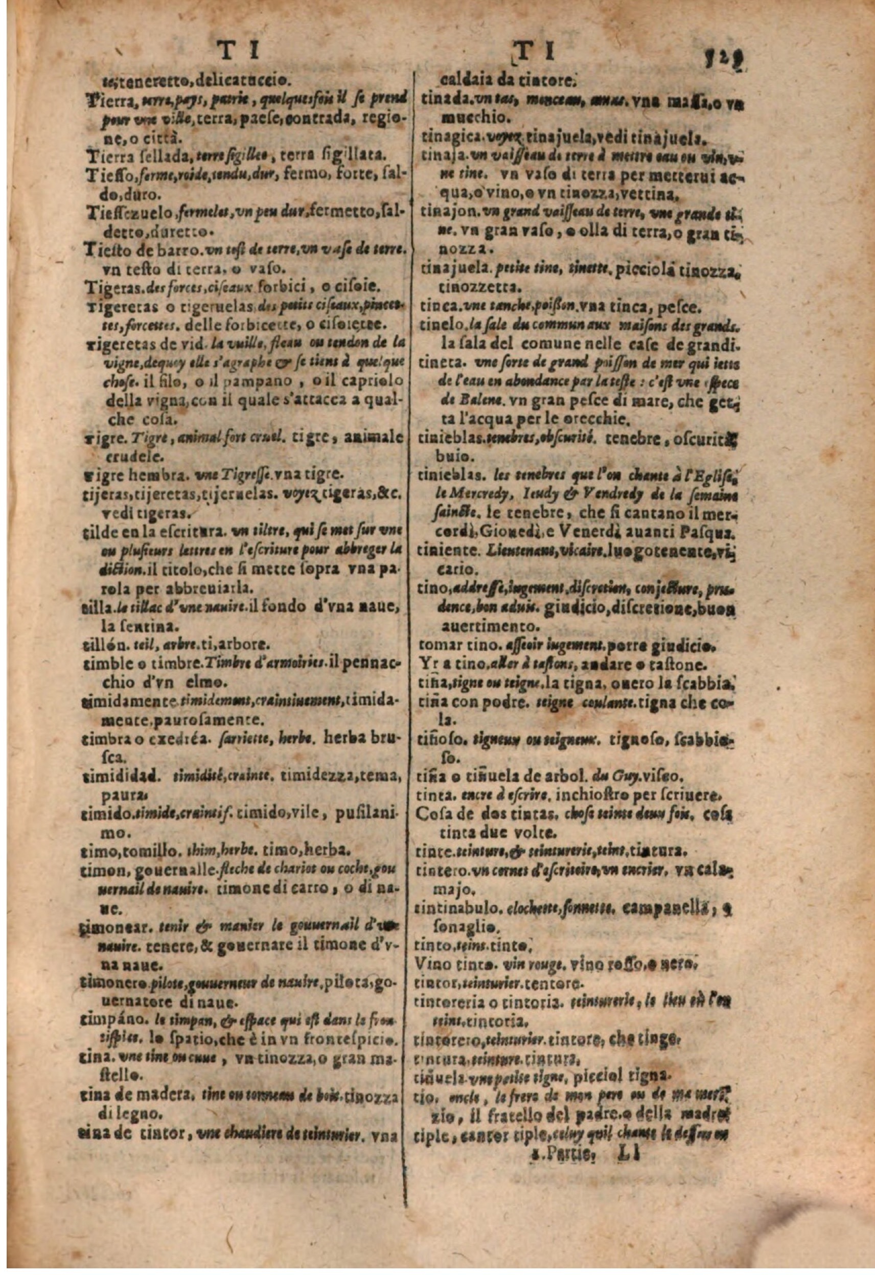 1637 - Jacques Crespin - Trésor des trois langues (Trois parties) - BSB Munich