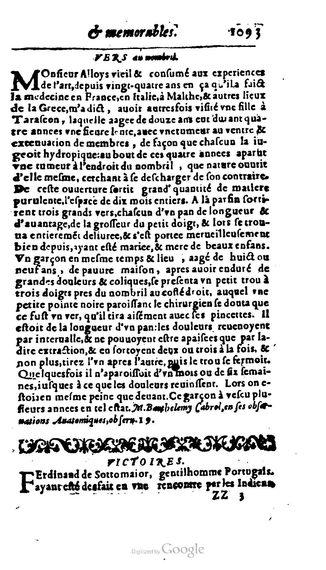 1620 - Samuel Crespin - Trésor d’histoires admirables et mémorables - BCU Lausanne