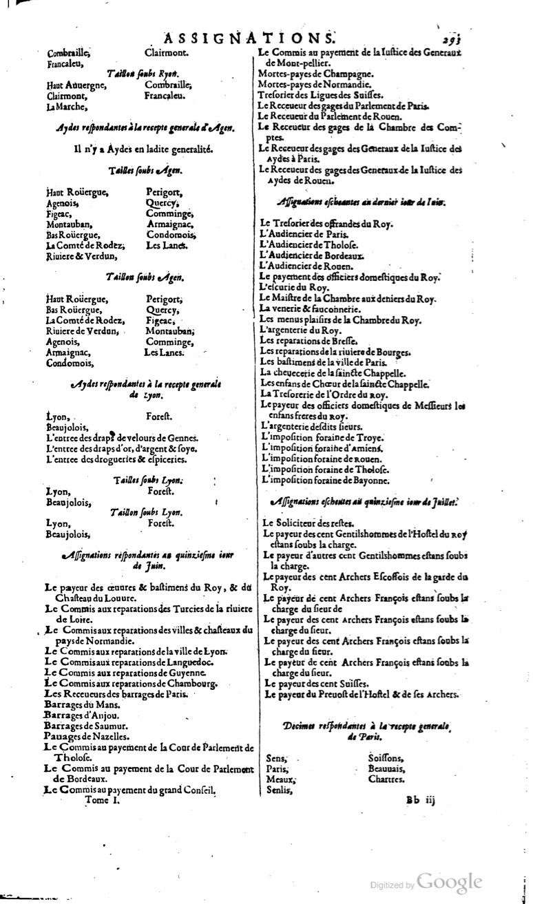 1629 - Veuve Nicolas Buon - Trésor du droit français (29620 T. 1) - BM Lyon
