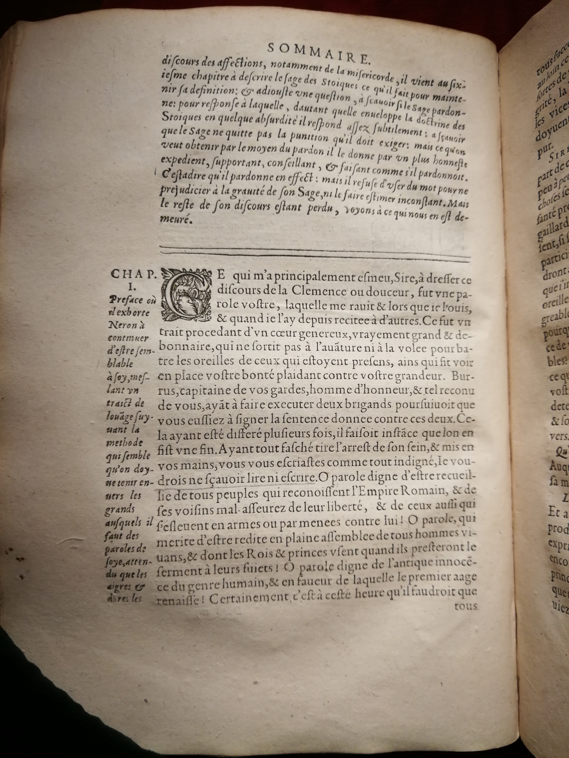 1595 - Jean Houzé - Œuvres morales et mêlées de Sénèque, Trésor de philosophie morale - T. 1 - BnF 1595 - Jean Houzé - Œuvres morales et mêlées de Sénèque, Trésor de philosophie morale - T. 1 - BnF
