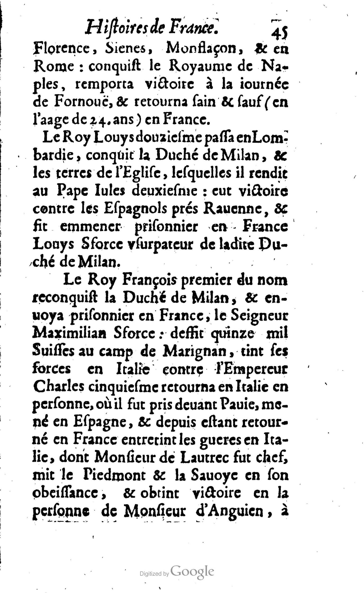 1638 - Jean Corrozet - Trésor des histoires de France - BM Lyon