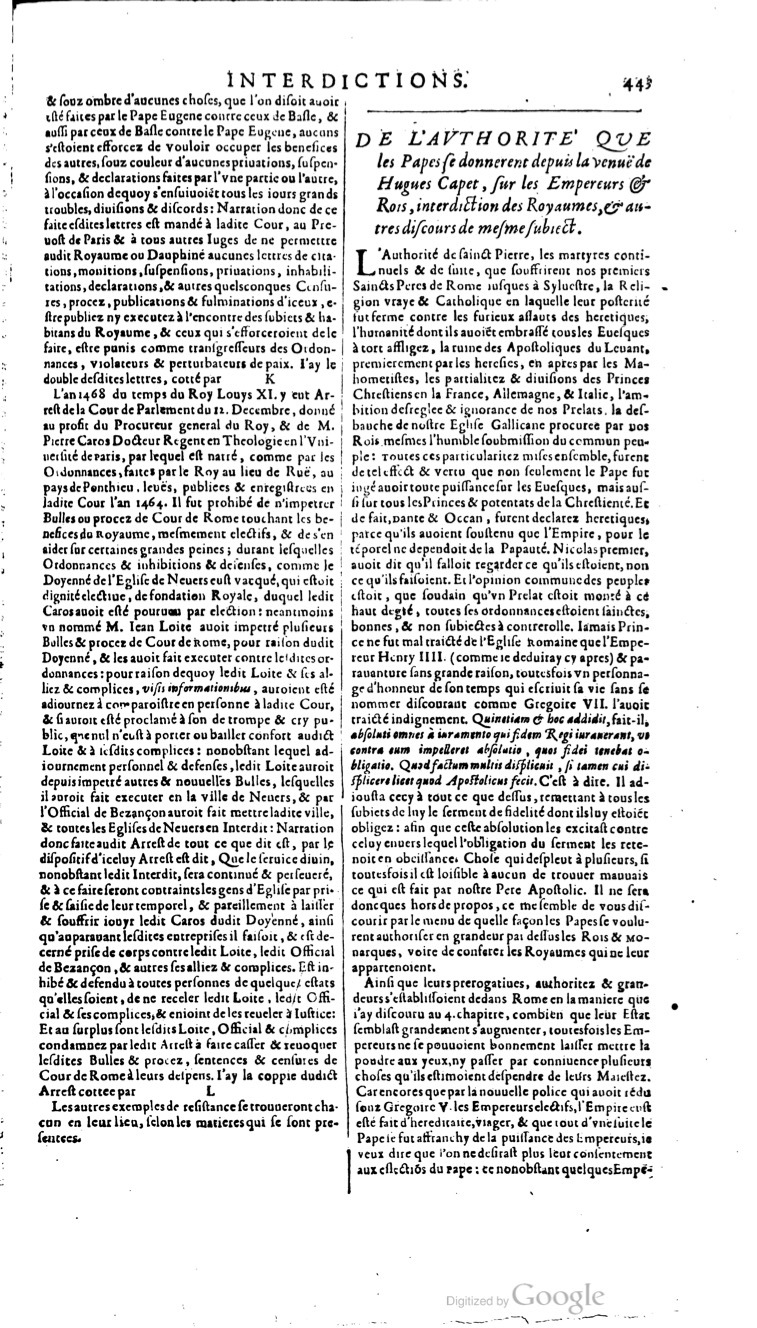 1629 - Veuve Nicolas Buon - Trésor du droit français (29620 T. 2) - BM Lyon