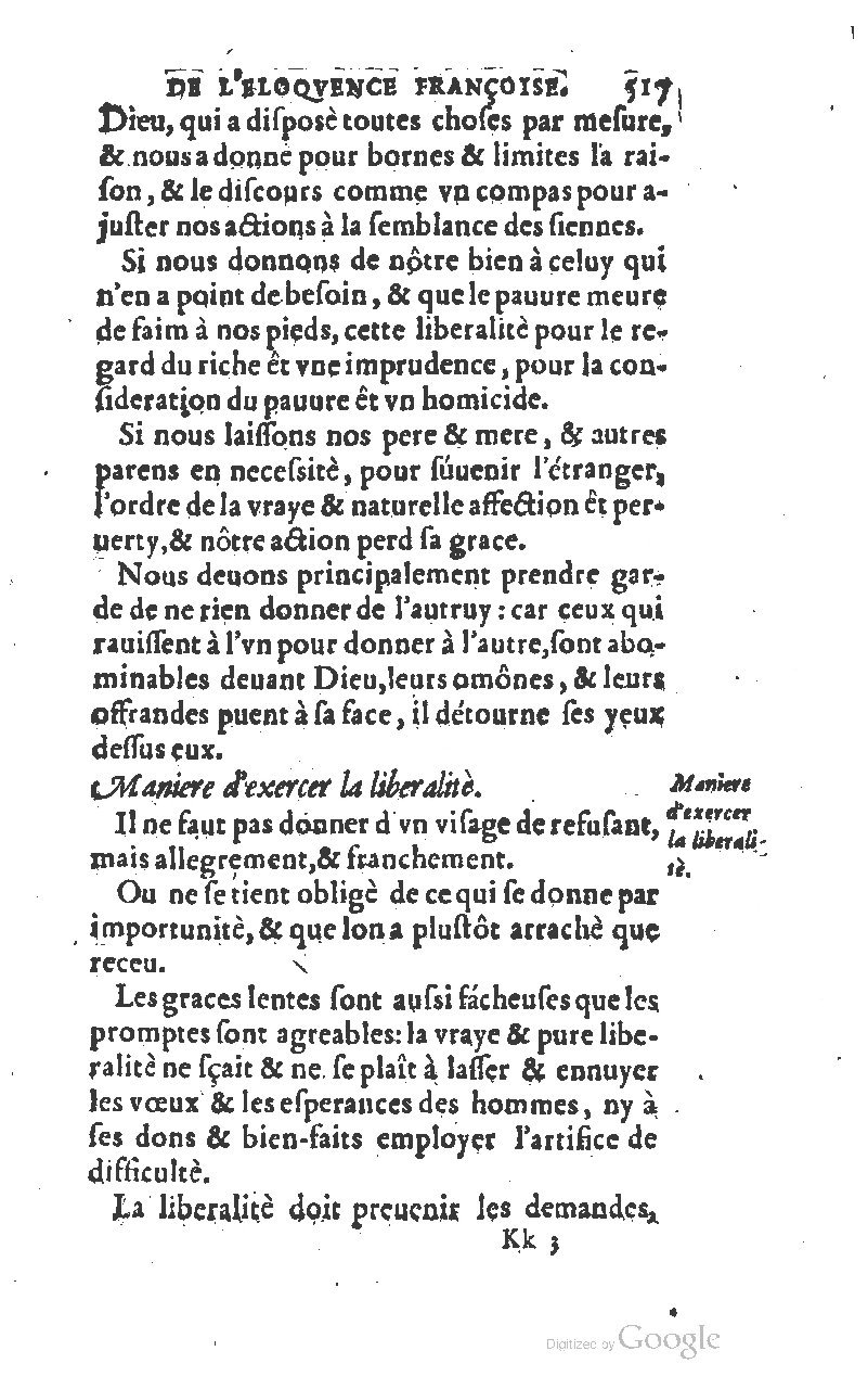 1610 - Louis Coste - Trésor de l’éloquence française (Seconde partie) - BM Lyon
