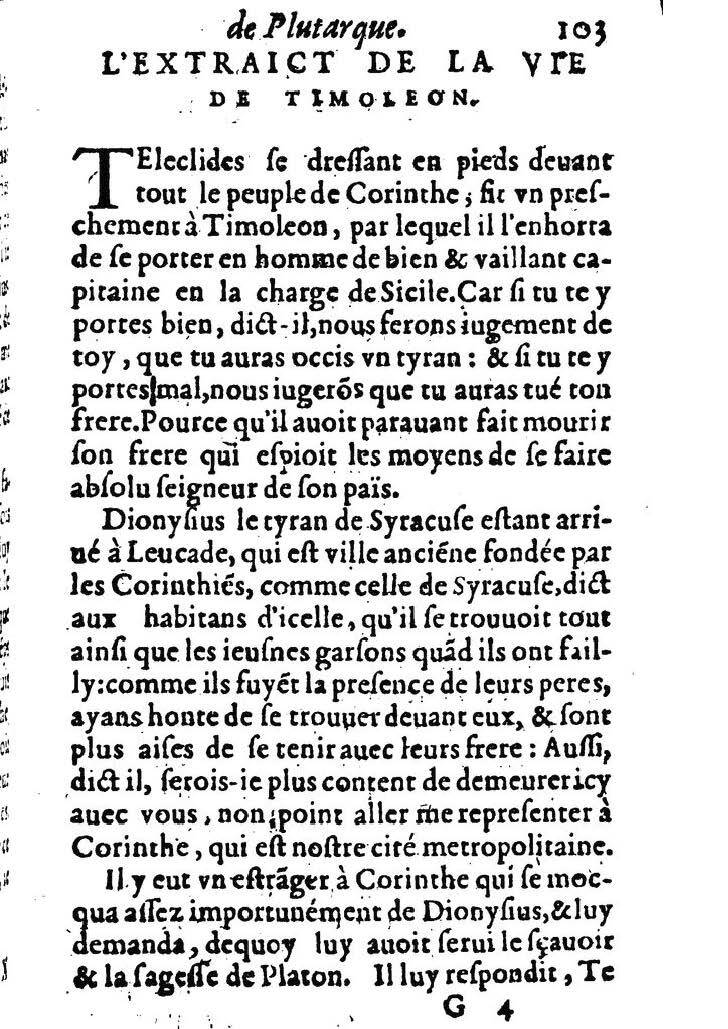 1611 - Pierre Rigaud - Trésor des vies de Plutarque - BM Lyon