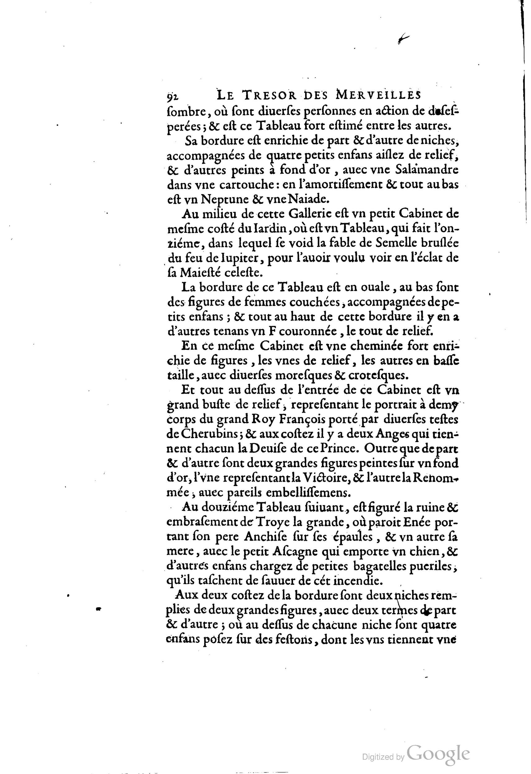 1642 - Sébastien Cramoisy - Trésor des merveilles de la maison royale de Fontainebleau - BM Lyon 1642 - Sébastien Cramoisy - Trésor des merveilles de la maison royale de Fontainebleau - BM Lyon