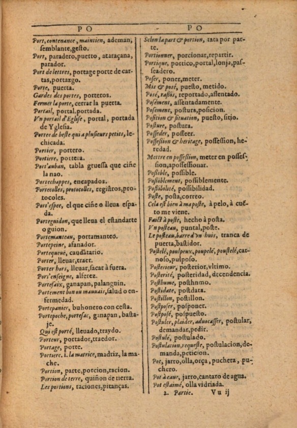 1607 - Marc Orry - Trésor des deux langues espagnole et française (Première et Seconde parties) - ÖNB Wien