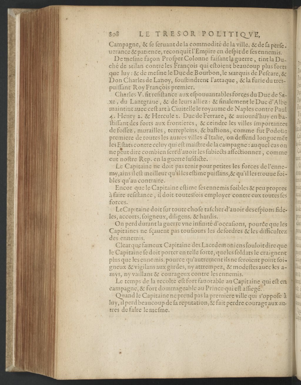 1608 - Nicolas Du Fossé - Trésor politique - BnF Tolbiac