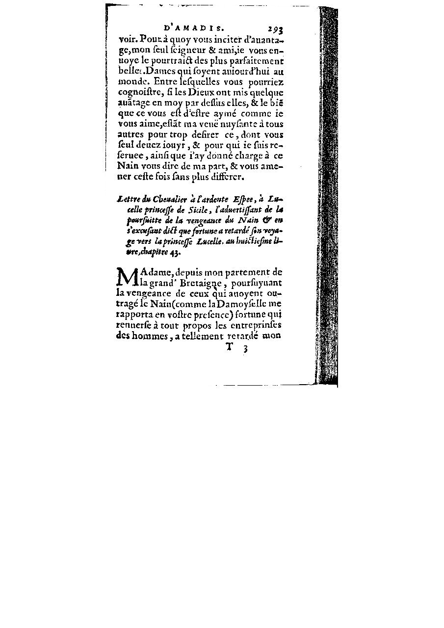 1572 - Veuve Gabriel Cotier - Trésor des Amadis - BM Lyon