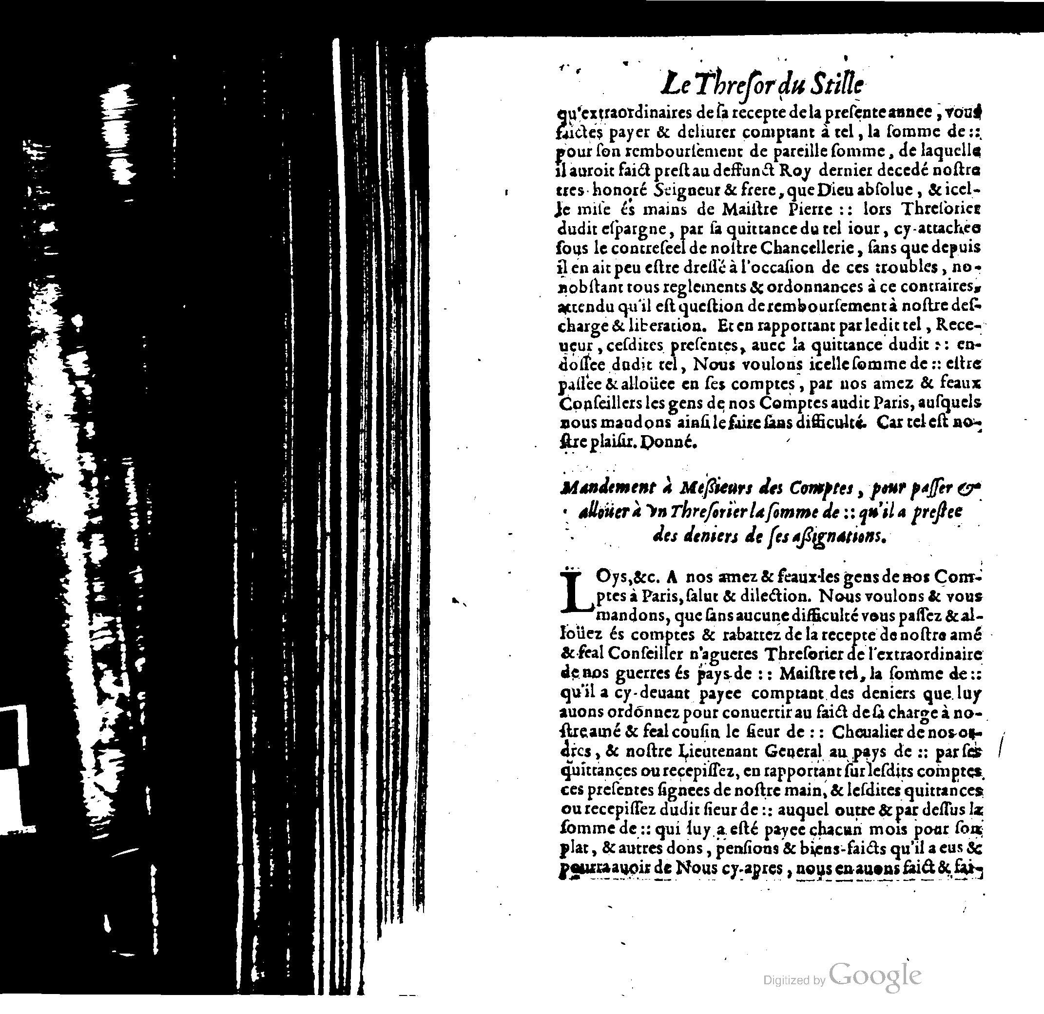 1614 - Jean Richer - Trésor du nouveau style et protocole de la chancellerie de France - BSB Munich