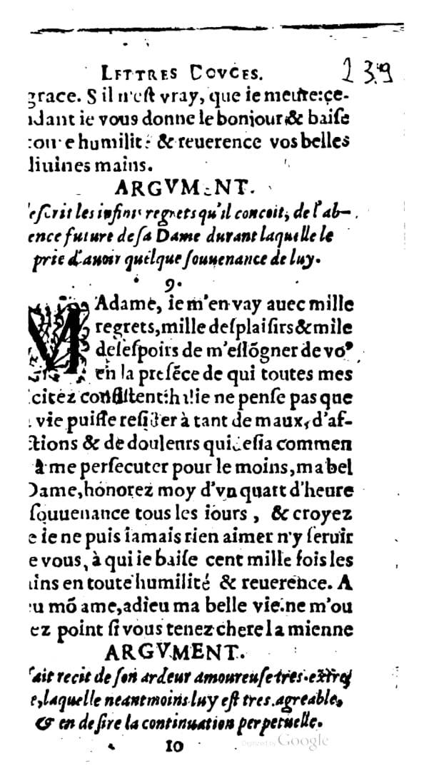 1624 - Nicolas Oudot - Trésor des lettres douces et amoureuses - BNC Florence