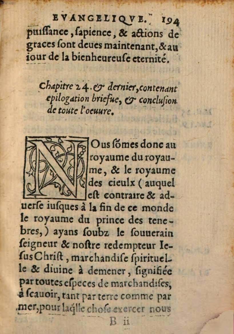 1548 - René Avril et Vivant Gaulterot - Perle précieuse évangélique et Trésor divin - BSB Munich