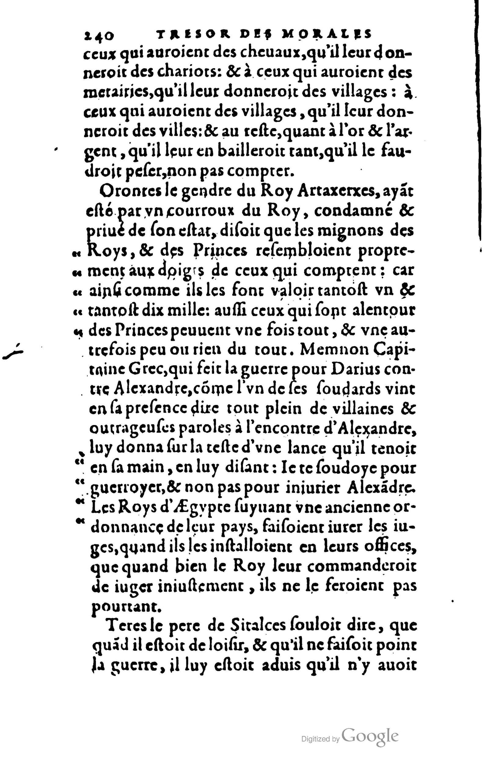 1578 - Jean Poupy - Trésor des morales de Plutarque - BSB Munich