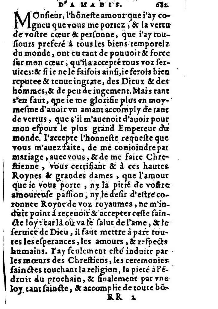 1582 - Jean Huguetan - Trésor des Amadis T. 2 - BM Lyon 1582 - Jean Huguetan - Trésor des Amadis T. 2 - BM Lyon