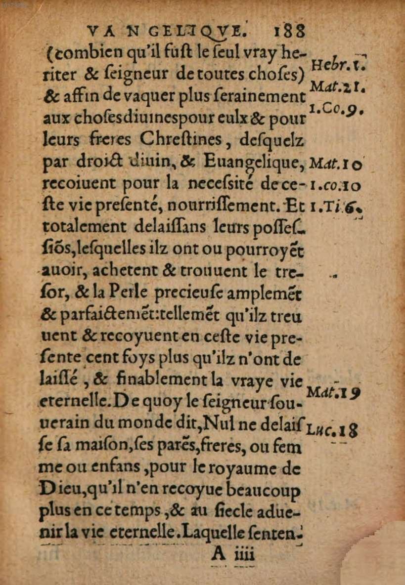 1548 - René Avril et Vivant Gaulterot - Perle précieuse évangélique et Trésor divin - BSB Munich