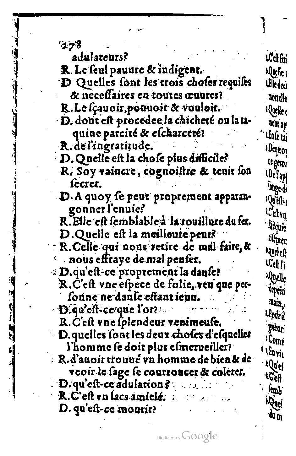 1582 - Nicolas Bonfons - Trésor des sentences dorées - BM Lyon