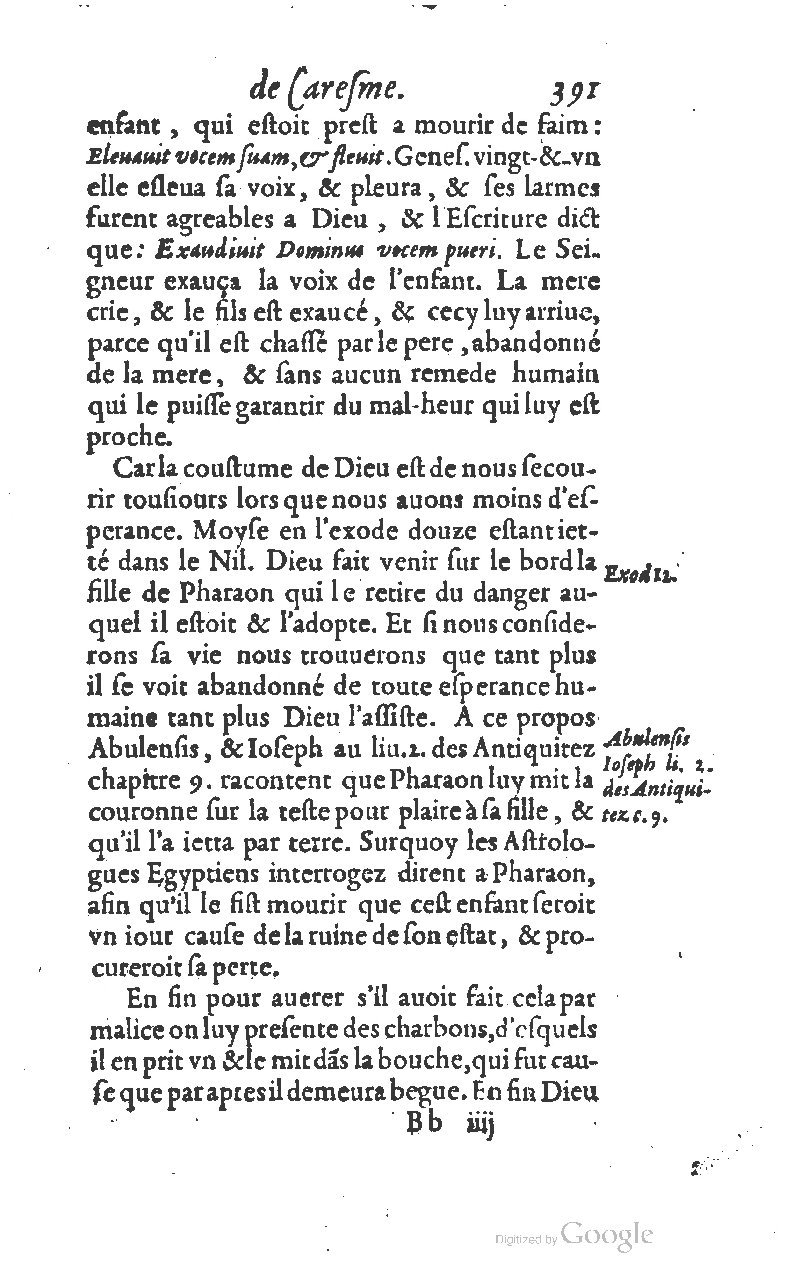 1607 - Nicolas Du Fossé - Trésor quadragésimal - T 01 - BM Lyon
