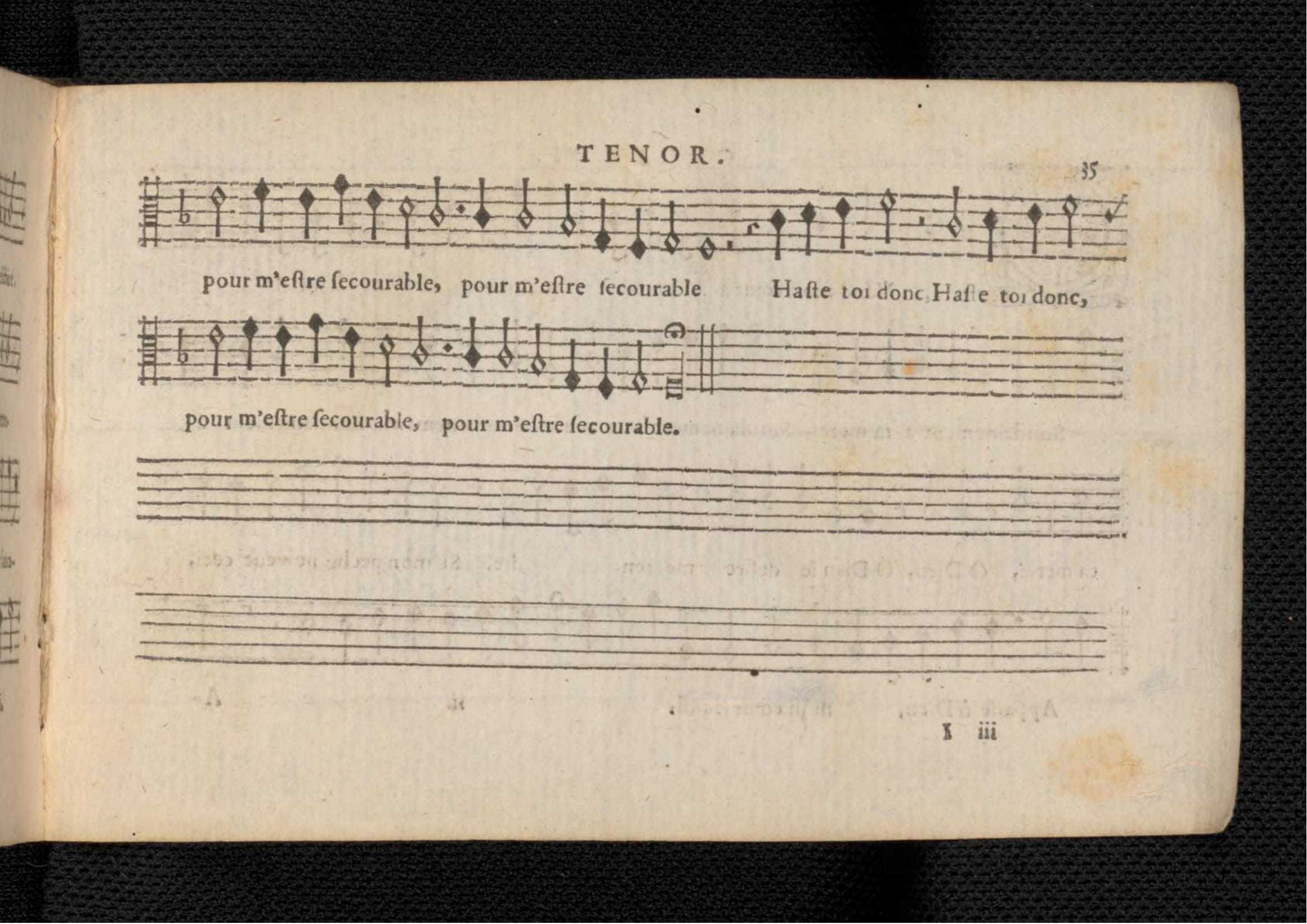 1576 - [Pierre de Saint-André] - Trésor de musique d’Orlande de Lassus Tenor - KBR Bruxelles