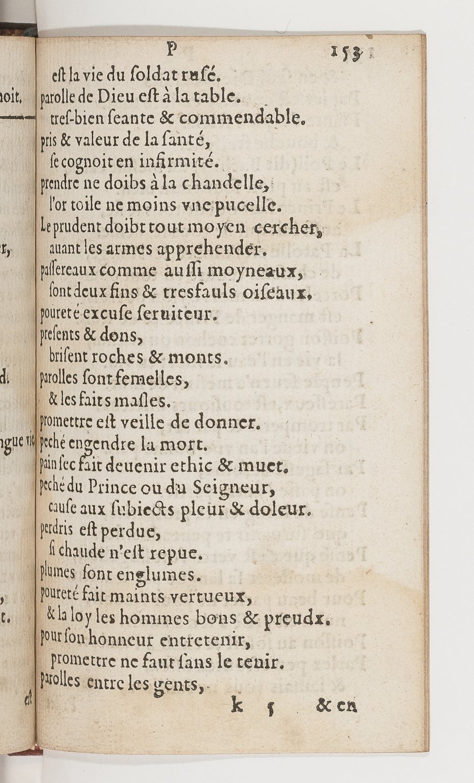 1577 - Jean d’Ogerolles - Trésor de sentences dorées - BnF Arsenal