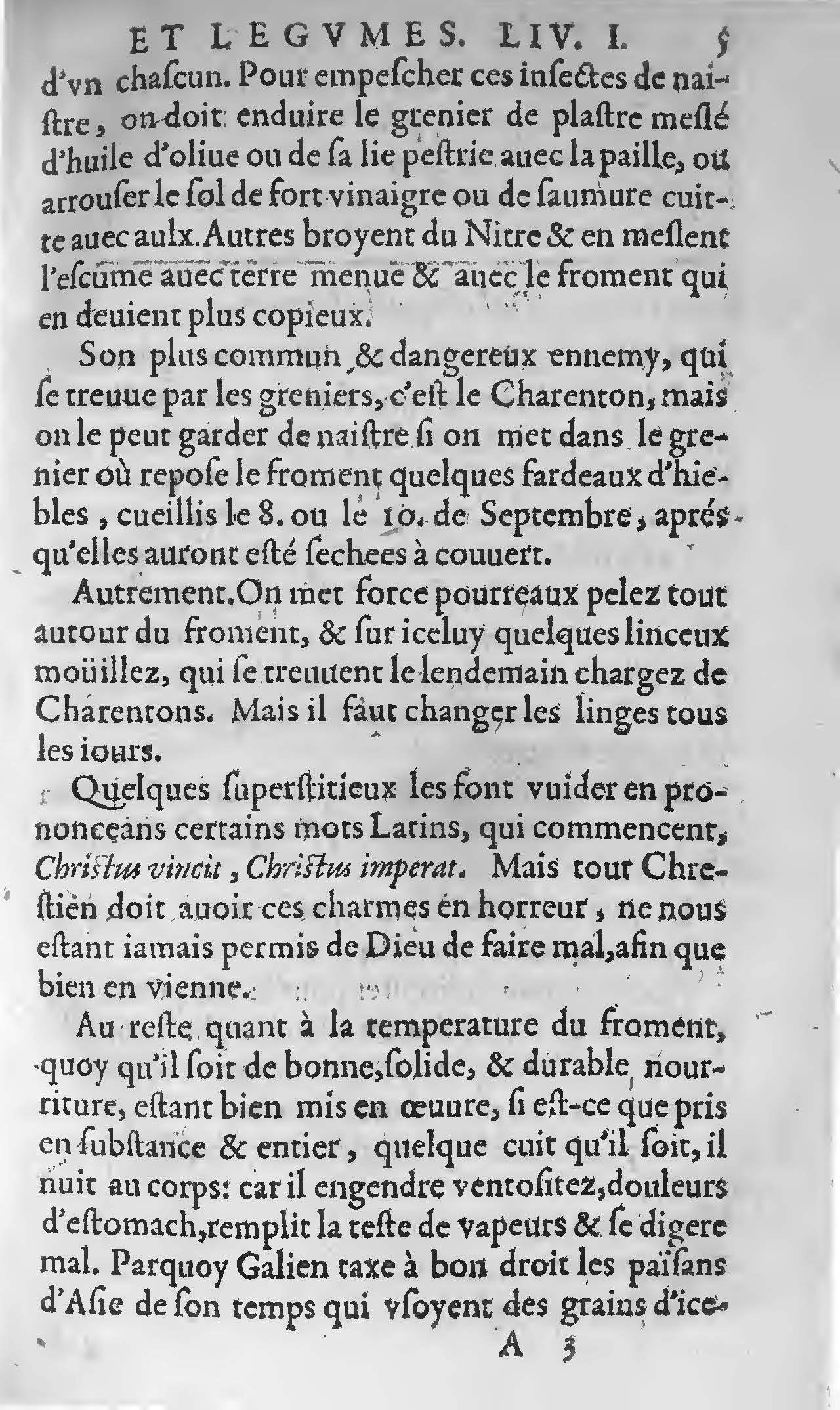 1607 - Étienne Servain et Jean Antoine Huguetan - Trésor de santé ou ménage de la vie humaine - BIU Santé