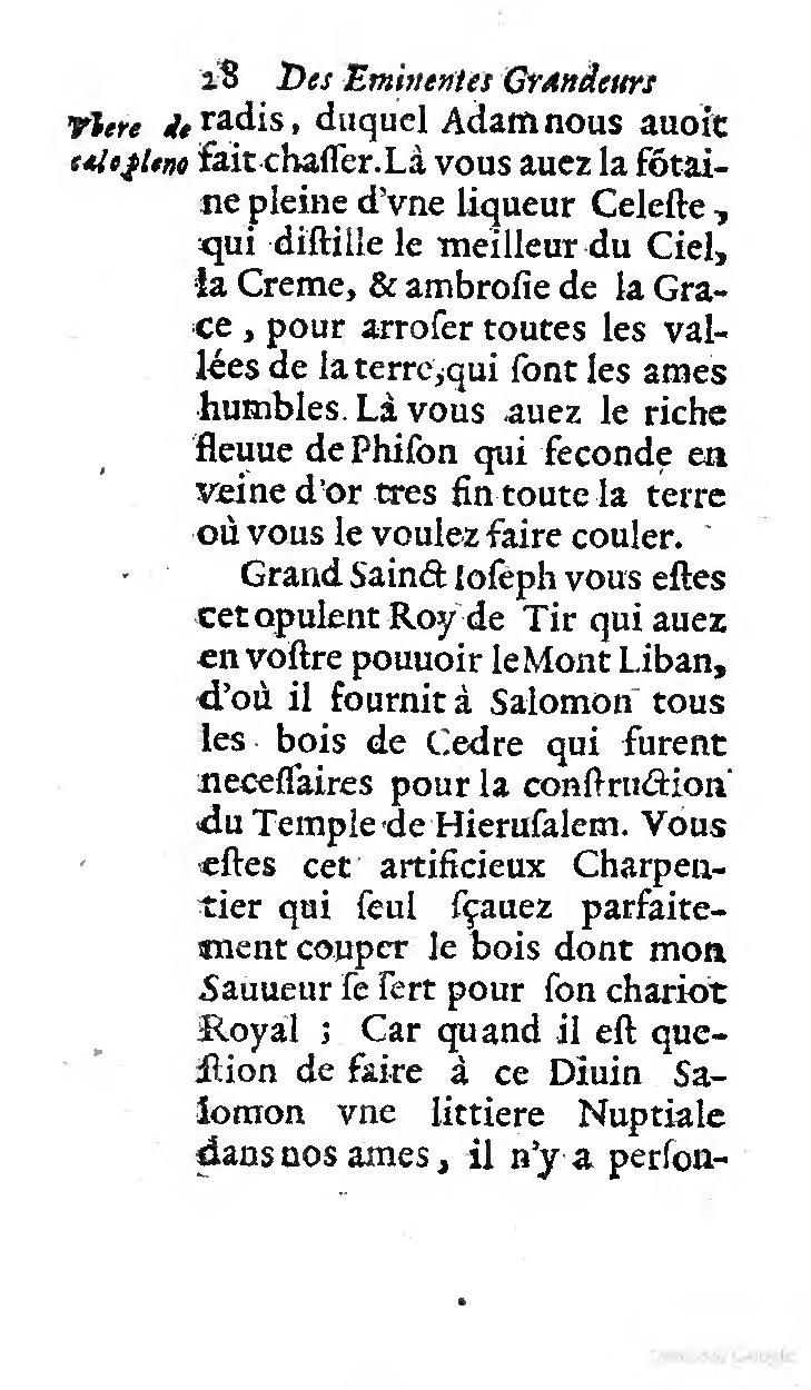 1646 - Jean Piot - Trésor inestimable de Saint-Joseph - BNC Rome