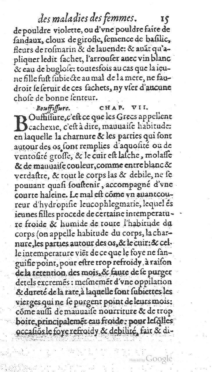 1585 - Jacques du Puis - Trésor des remèdes secrets pour les maladies des femmes - BnF