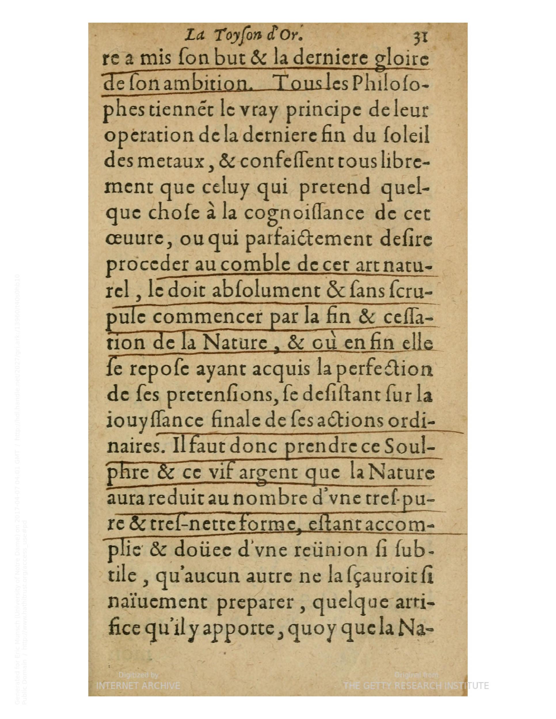 1612 - Charles Sevestre - Toison d’or ou la fleur des trésors - Getty Research Institute