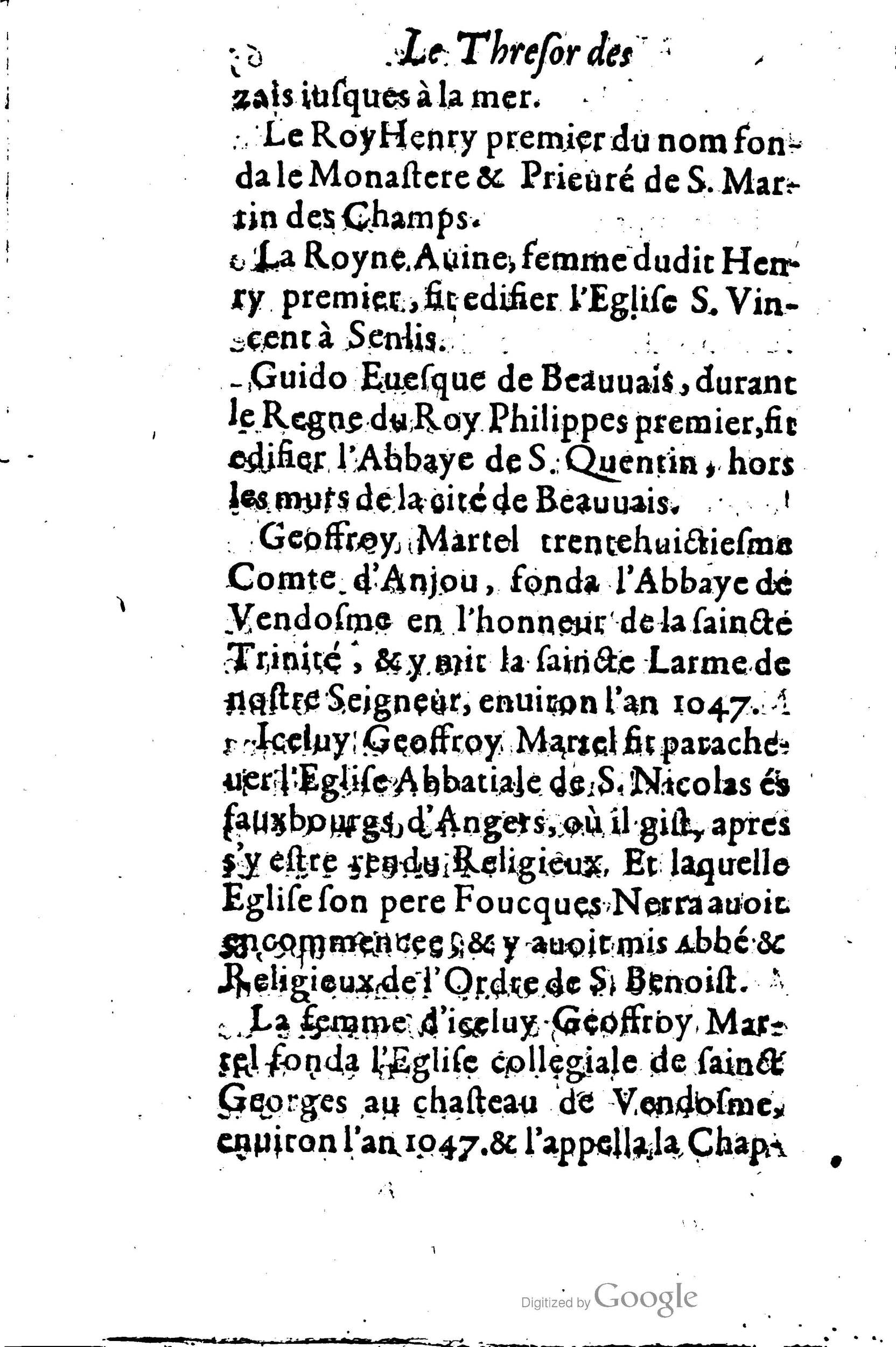 1619 - Jean Corrozet - Trésor des histoires de France - BSB Munich