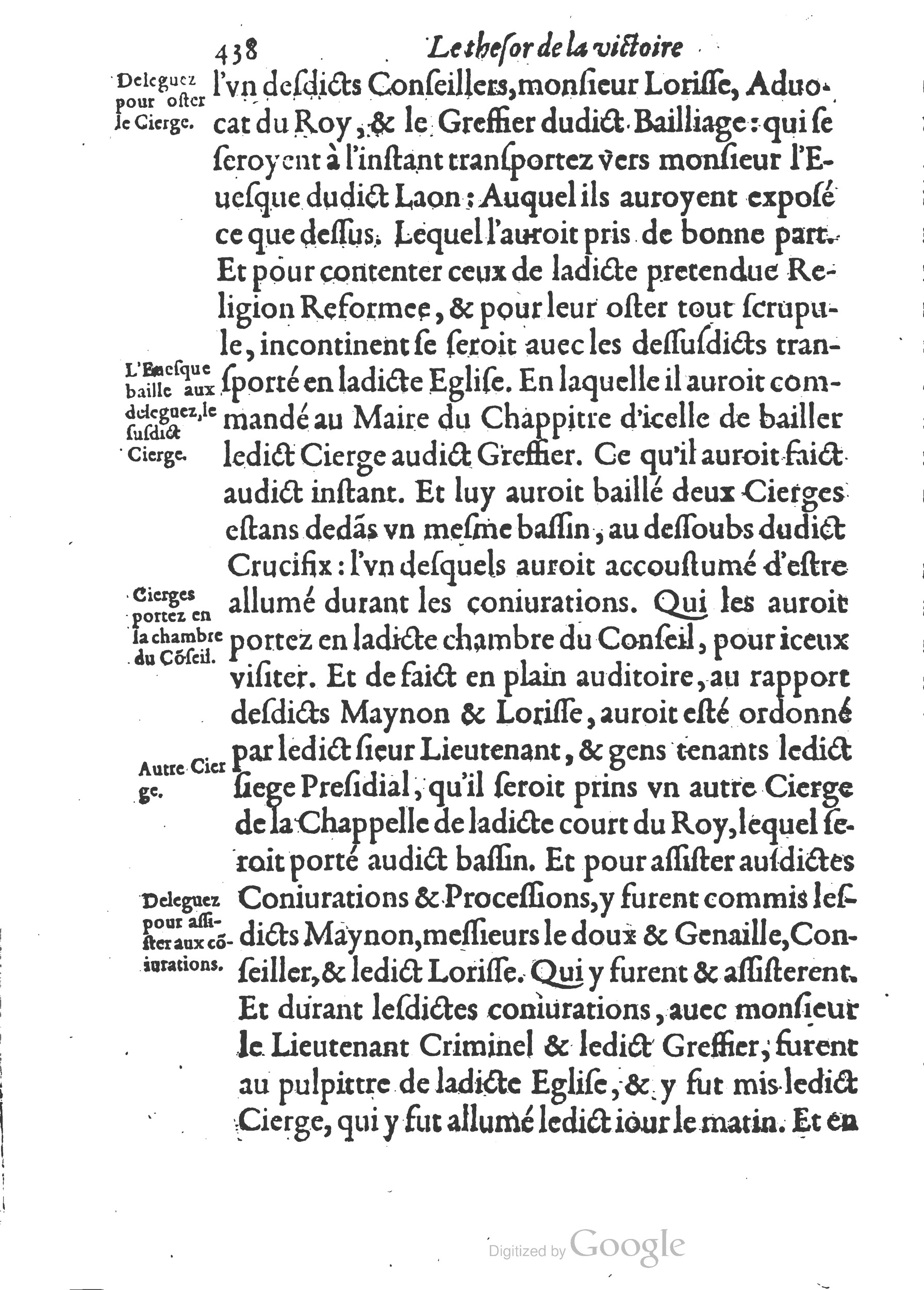 1578 - Nicolas Chesneau - Trésor et entière histoire de la triomphante victoire du corps de Dieu sur l’esprit malin - British Library 1578 - Nicolas Chesneau - Trésor et entière histoire de la triomphante victoire du corps de Dieu sur l’esprit malin - British Library